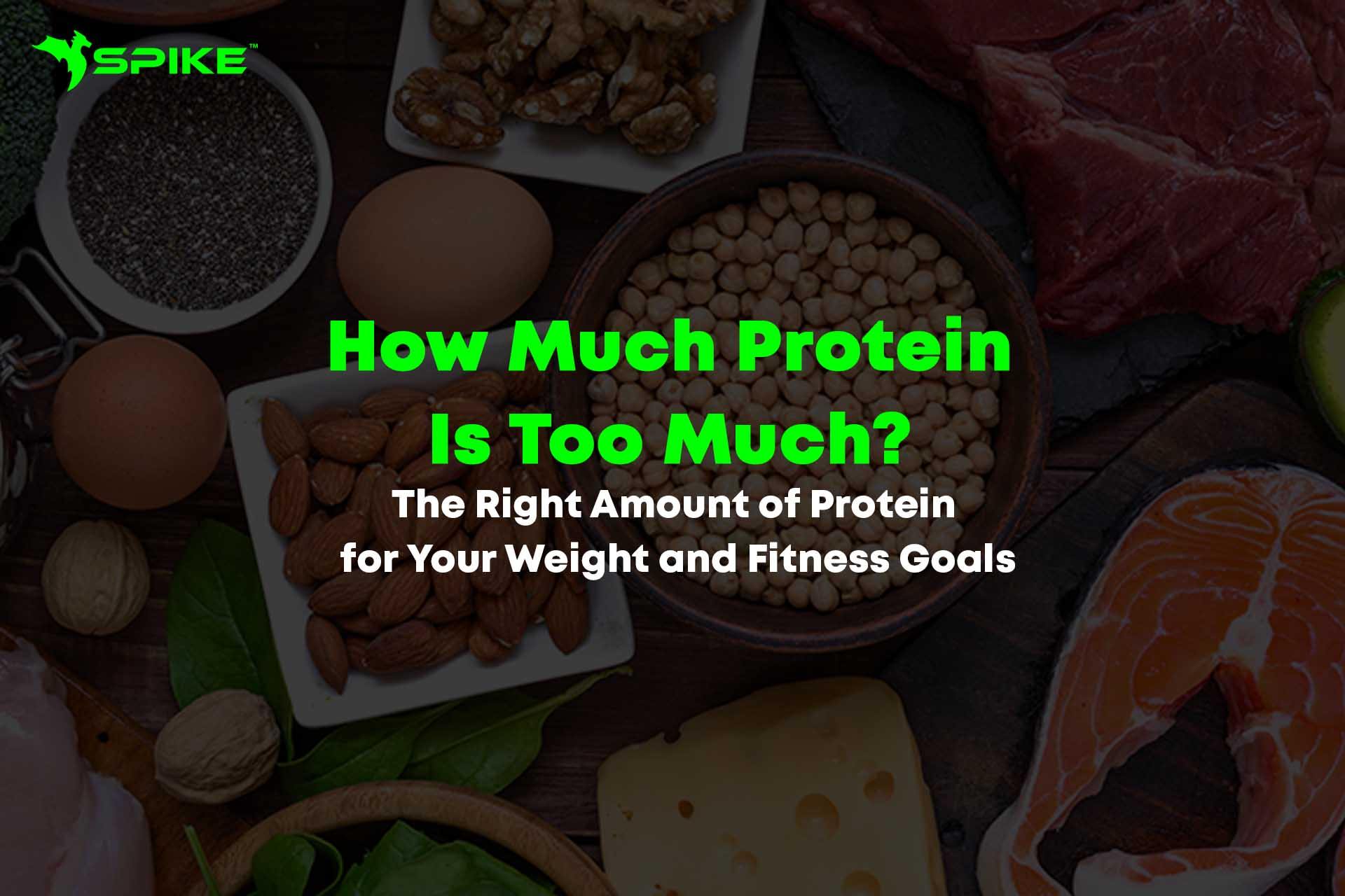How Much Protein Is Too Much? The Right Amount of Protein for Your Weight and Fitness Goals - Spike