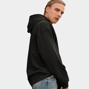 Spike Men Black Hoodie