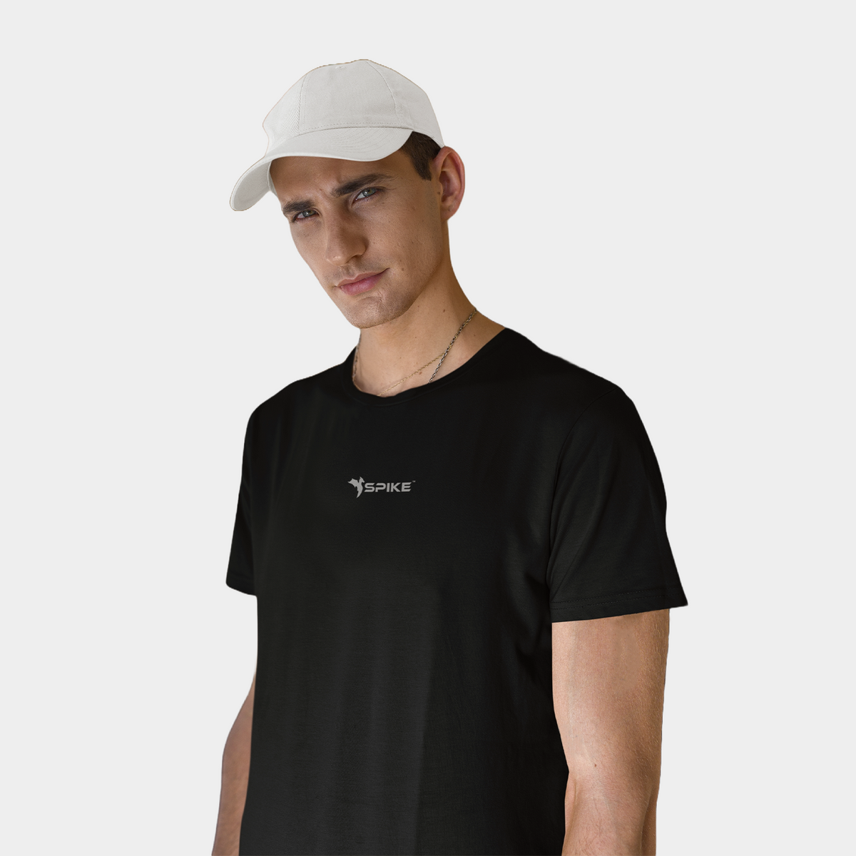 Spike Men Black Tshirt