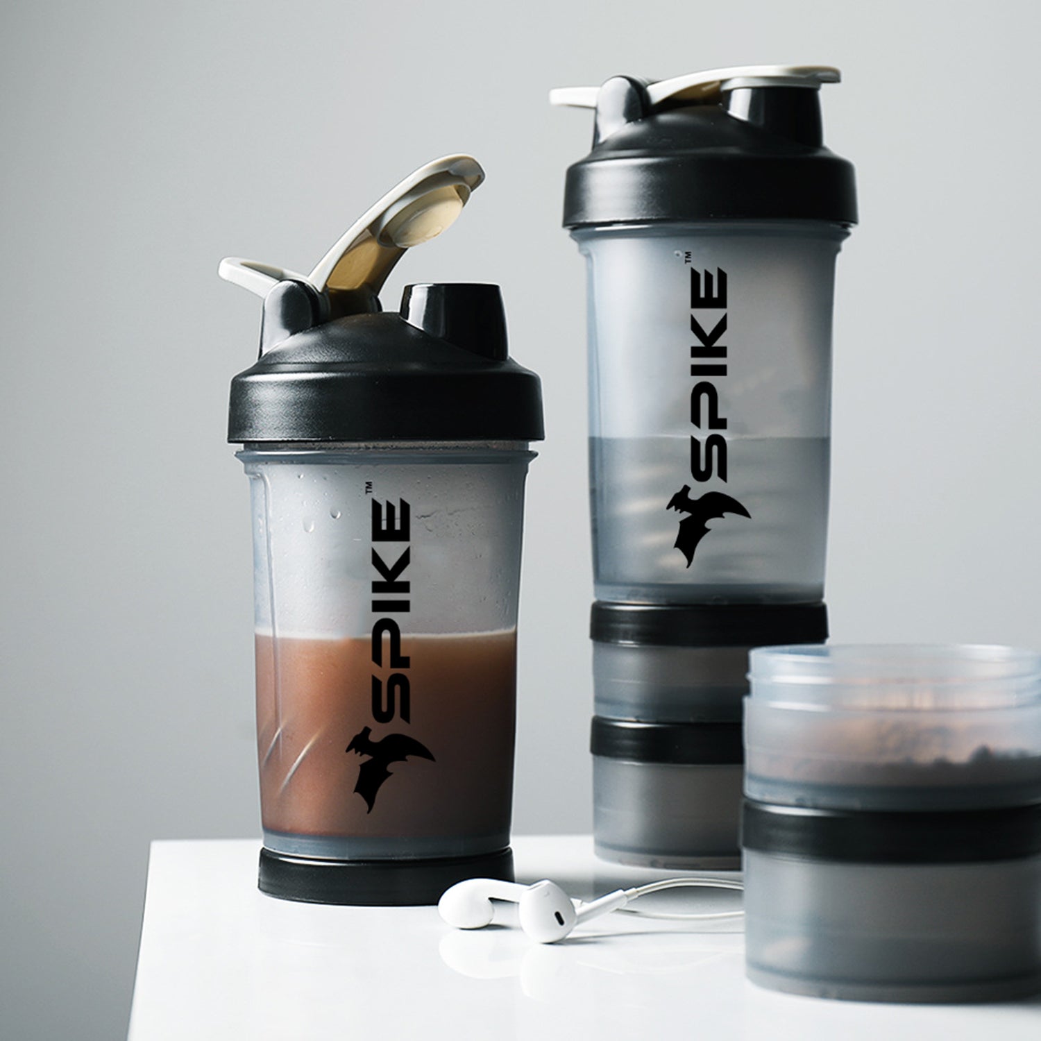 Spike Protein Shaker Bottle 700ml (Clear) - Spikefitness