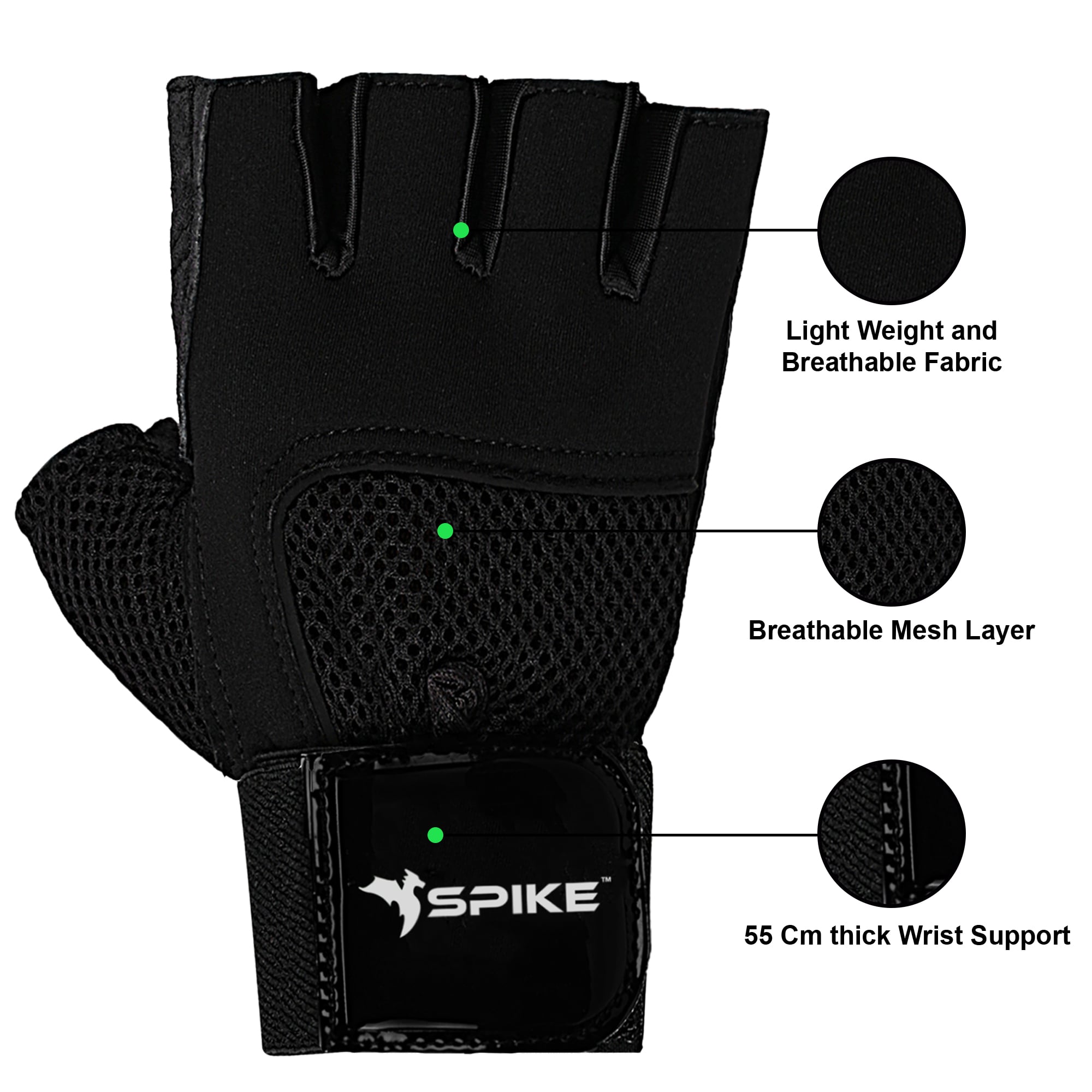 Spike Gym Gloves - Spikefitness