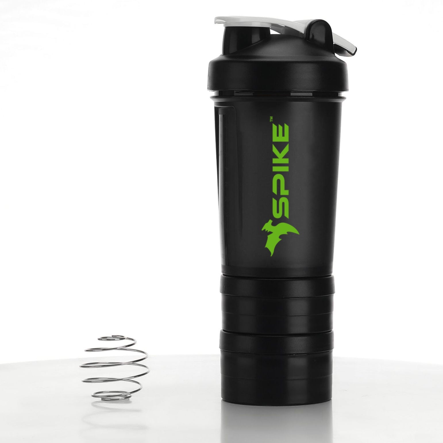 Spike Pro Protein Shaker Black