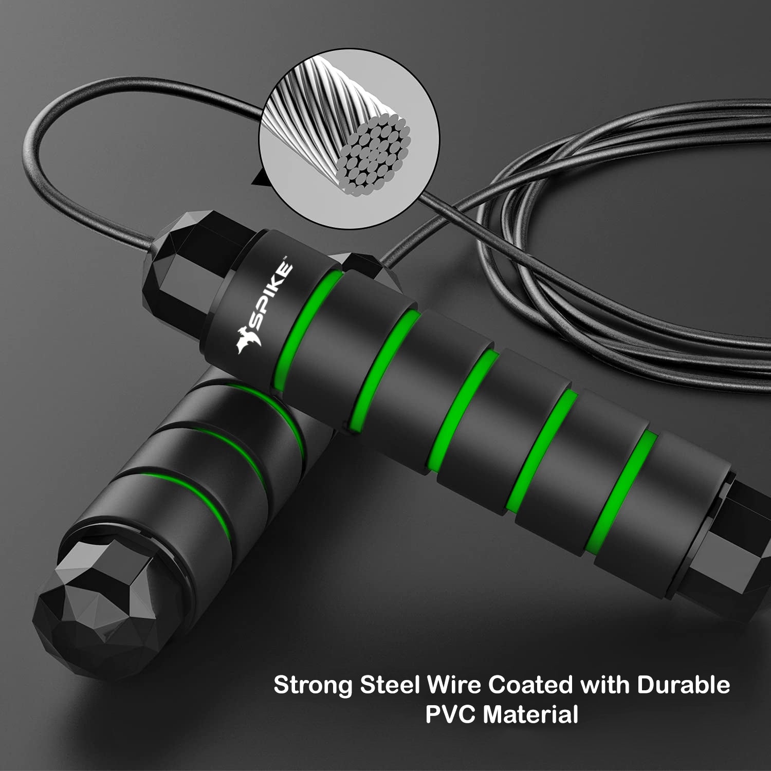Real Spike Ropes Spike Heavy Skipping Rope