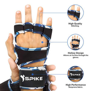 Spike Gym Gloves With Wrist Support for Men and Women - Spike