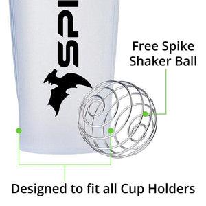 Spike Protein Shaker Bottle 700ml (Clear) - Spikefitness